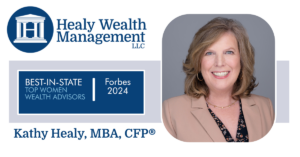 Kathy Healy 2024 - Forbes Best-In-State-Women-Advisors Award