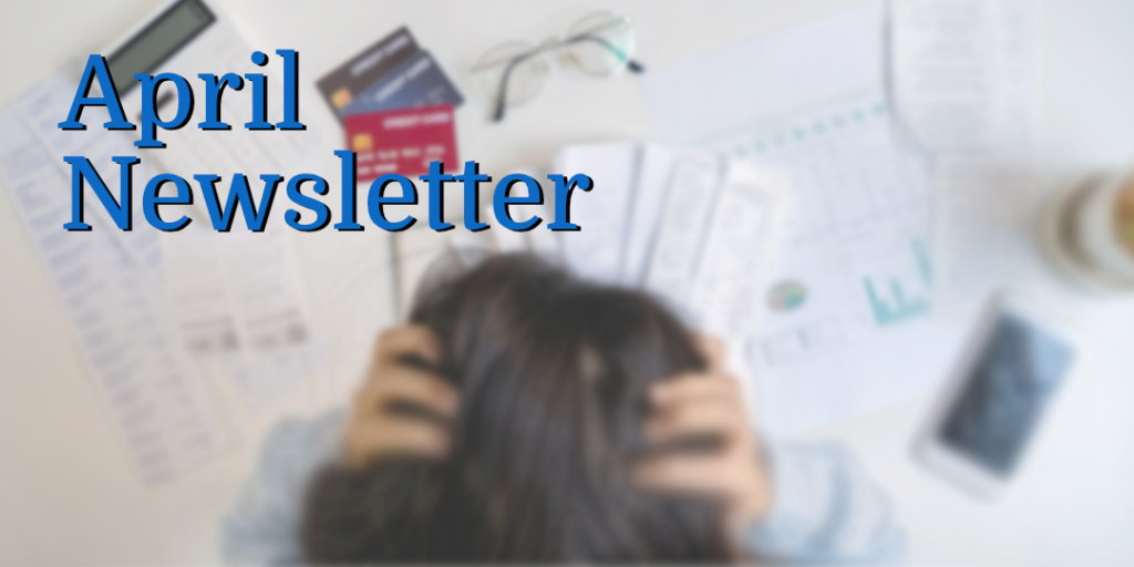 April Newsletter 2026 - Women & Money, War Costs, Hedging