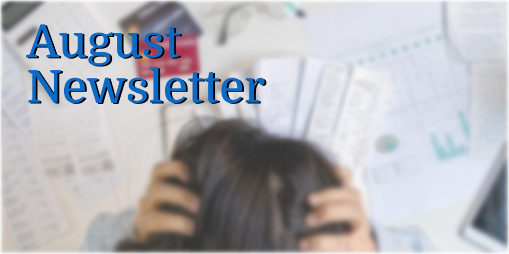 August Newsletter 2026 - Weathering Financial Storms, Planning For The Next Crash